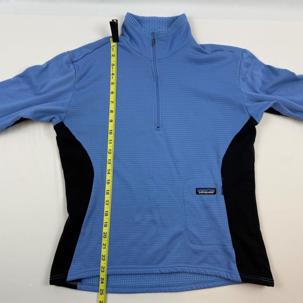 Patagonia R1 Regulator Polartec Fleece Half Zip Pullover Blue Womens Medium - Picture 12 of 13